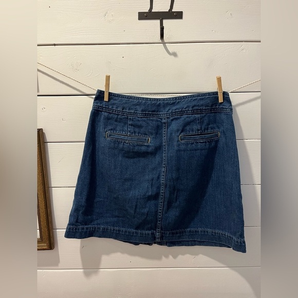 Denim Button-Front Mini Skirt - GAP size - Picture 5 of 5